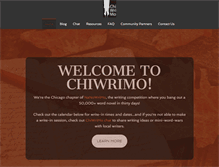 Tablet Screenshot of chiwrimo.org